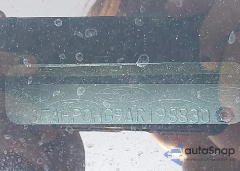 2010 Ford Fusion Se from USA, damaged, VIN 3FAHP0HG9AR198830